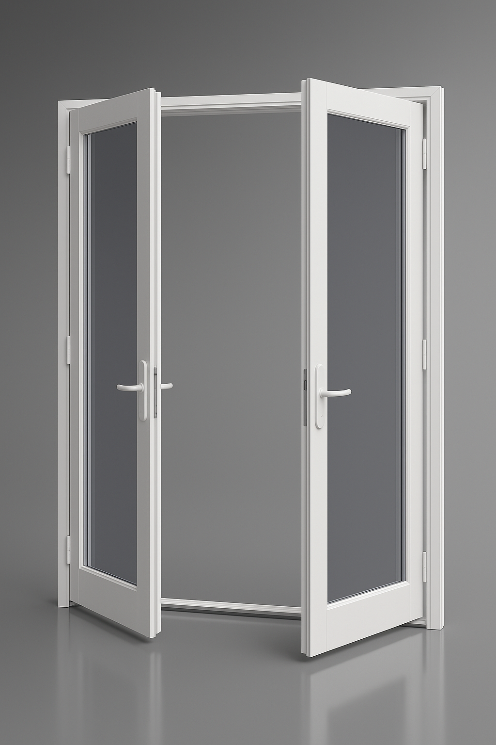 French Outswing Door Open